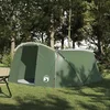 Image de Vidaxl Tente Tunnel Avec Toit Vert Et Blanc 318 X 275 X 140 Cm