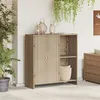 Image de Cabinet de rangement vidaXL Beige 100x36x102 cm Rattan