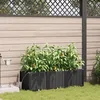 Image de Bacs De Jardin Vidaxl Avec SystÃ¨me D'irrigation 3 Pcs Noir