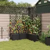 Image de JardiniÃ¨res Vidaxl Avec SystÃ¨me D'irrigation En Eau 5 Pcs Noir