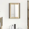 Image de vidaXL Armoire miroir ChÃªne naturel Panneau en agglomÃ©rÃ©, verre, mÃ©tal