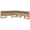 Image de Vidaxl TÃªte De Lit De Rangement Avec ÃtagÃ¨re ChÃªne Artisanal 180 Cm