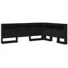 Image de vidaXL TÃªte de lit de rangement ChÃªne noir 135 cm Bois d'ingÃ©nierie