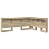 Image de Vidaxl TÃªte De Lit De Rangement ChÃªne Sonoma 135 Cm Bois D'ingÃ©nierie