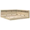 Image de vidaXL Lit bibliothÃ¨que chÃªne Sonoma 180x200 cm en bois agglomÃ©rÃ©