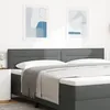 Image de TÃªte de lit design lignes gris foncÃ© 200 cm en tissu