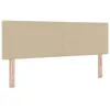 Image de TÃªte De Lit Vidaxl Design Simple Vert Clair Gris 160 Cm En Tissu Velours