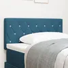 Image de tÃªte de lit vidaXL en velours bleu foncÃ© avec boutons en cristal 100 cm
