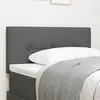 Image de tÃªte de lit vidaXL capitonnÃ©e gris foncÃ© 90 cm tissu