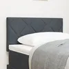 Image de TÃªte de lit vidaXL Design en Blocs de Diamant Gris Sombre 80 cm Velours