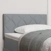 Image de tÃªte de lit vidaXL design blocs de diamant gris clair 90 cm en tissu