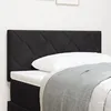 Image de tÃªte de lit vidaXL design blocs de diamant noire 90 cm velours