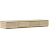 Image de Vidaxl Tiroirs De Lit ChÃªne Sonoma 120x36,5x16,5 Cm Bois D'ingÃ©nierie