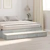 Image de Tiroirs de lit vidaXL Gris BÃ©ton 180x36,5x16,5 cm en Bois d'IngÃ©nierie