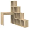 Image de Vidaxl Bureau D'angle ChÃªne Sonoma 101.5 X 149.5 X 149.5 Cm