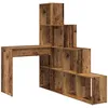 Image de Vidaxl Bureau D'angle Bois Ancien 101.5 X 149.5 X 149.5 Cm
