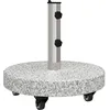 Image de Vidaxl Pied De Parasol RÃ©glable Gris 45 X 45 X 42.5 Cm