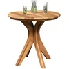 Image de Vidaxl Table Basse De Jardin Ã55x51 Cm Bois Massif De Teck
