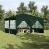 Image de Vidaxl Tente De FÃªte Avec 8 Murs LatÃ©raux Verts 4x4 M Pe