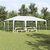 Image de Vidaxl Tente De FÃªte Blanche 6x4 M Pe