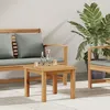 Image de vidaXL Table basse Marron 45 x 45 x 36 cm Bois de teck massif