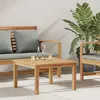 Image de vidaXL Table basse Marron 60 x 60 x 36 cm Bois de teck massif