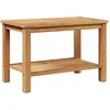 Image de vidaXL Table basse Marron 70 x 40 x 45 cm Bois de teck massif