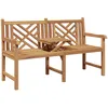 Image de Vidaxl Banc Autre Marron 150 X 60 X 90 Cm Bois De Teck Massif