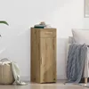 Image de Buffet Vidaxl Artisan ChÃªne 30x42,5x93 Cm Bois D'ingÃ©nierie