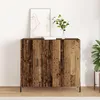 Image de Buffet Vidaxl En Bois Vieilli 90x34x80 Cm En Bois D'ingÃ©nierie
