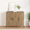 Image de Buffet Vidaxl Artisan ChÃªne 90x34x80 Cm En Bois D'ingÃ©nierie