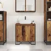 Image de vidaXL Meuble de lavabo Vieux bois 60x35x50 cm en bois reconstituÃ©