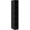 Image de vidaXL Armoire ChÃªne Noir - 30x50x200 cm, en bois d'ingÃ©nierie