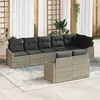 Image de Vidaxl Ensemble De CanapÃ© De Jardin Ensemble De 8 Gris Rattan