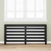 Image de vidaXL Couvercle de radiateur ChÃªne Noir 175x20x82 cm Bois d'ingÃ©nierie