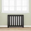 Image de vidaXL Cache-radiateur ChÃªne Noir 104x20x82 cm Bois d'ingÃ©nierie