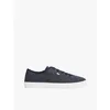 Image de Baskets En Toile Ã Drapeau En Ãmail Washed Canvas Vulc Sneaker/Space Blue - 37