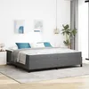 Image de vidaXL Cadre de lit Gris clair 100 x 200 cm Tissu en velours cÃ´telÃ©