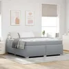 Image de vidaXL Cadre de lit Autre Gris clair 180 x 200 cm tissu