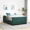 Image de vidaXL Cadre de lit avec matelas Autre Vert foncÃ© 160 x 200 cm Velours