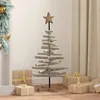 Image de Vidaxl Sapin De NoÃ«l Avec Support Marron 90 Cm Bois De Teck Solide