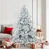 Image de vidaXL Arbre de NoÃ«l Artificiel Moderne Ã  CharniÃ¨res FlockÃ© avec Neige