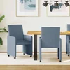 Image de vidaXL Chaises de salle Ã  manger 2 pcs Bleu 57 x 66 x 94 cm