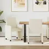 Image de vidaXL Chaises de salle Ã  manger 2 pcs CrÃ¨me 57 x 66 x 94 cm Faux cuir
