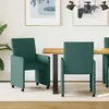 Image de vidaXL Chaises de salle Ã  manger 2 pcs Vert foncÃ© 58 x 65 x 94 cm