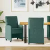 Image de vidaXL Chaises de salle Ã  manger 2 pcs Vert foncÃ© 58 x 67 x 97 cm