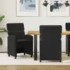 Image de vidaXL Chaises de salle Ã  manger 2 pcs Noir 58 x 65 x 98 cm Velours