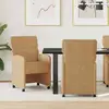 Image de vidaXL Chaises de salle Ã  manger 2 pcs Marron 58 x 65 x 98 cm Velours