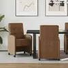 Image de vidaXL Chaises de salle Ã  manger 2 pcs Marron 57 x 67 x 98 cm