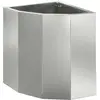 Image de Vidaxl JardiniÃ¨re D'angle Argent 30 X 30 X 35 Cm Acier GalvanisÃ©